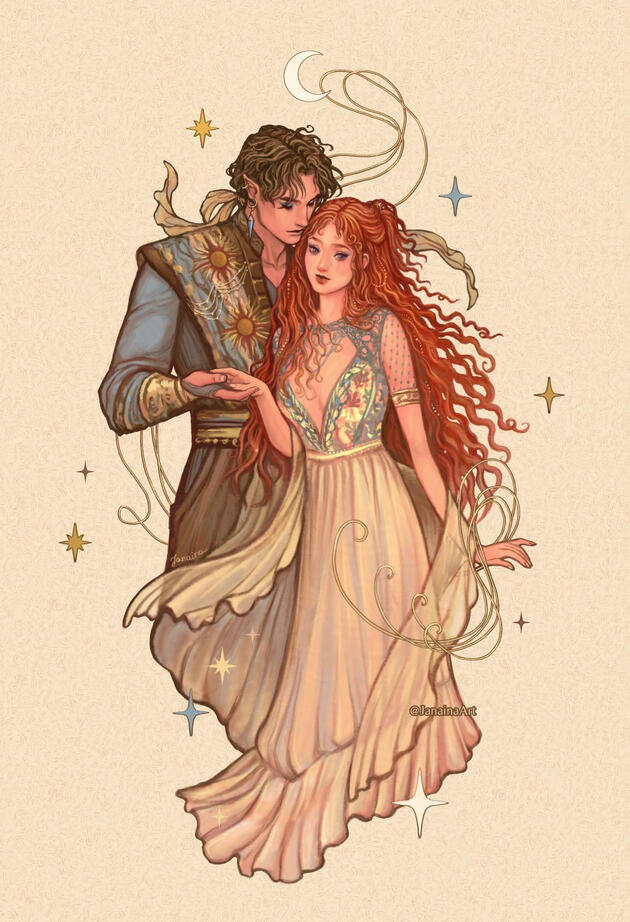 Half body (couple)
