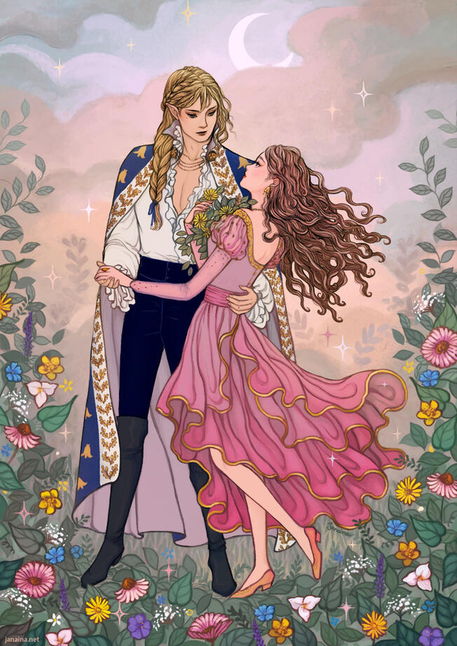 Full body (couple) + background